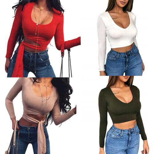 Women T-shirt Long Sleeve Top Ladies Bodycon Casual T Shirt Sexy Ladies Shirt Womens Clothing Party Clothes Women Tee Shirts