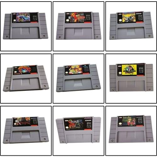 16 Bit game with box for snes game cartridge English language