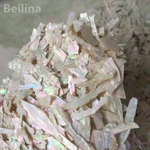 50g Korean Abalone Shell Scrap Inlay DIY Craft Decoration Accessories Musical Instruments Manicure Nail Art Flakes Material