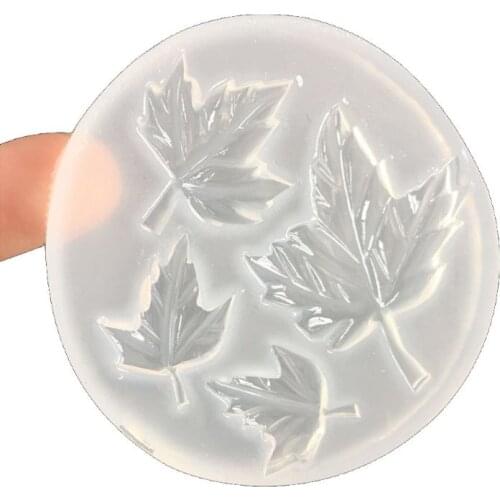 ANGELADY Jewelry Handmade Tool Maple Leaf Pendant Silicone Molds Resin Casting Craft Mould Necklace Keychain Making Crafts DIY