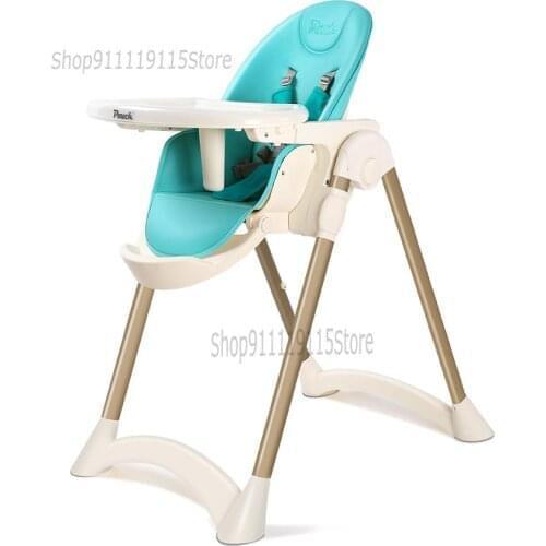 Baby Dining Chair Childrens Foldable Portable Multi-functional Baby Chair Family Dining Widened Chair