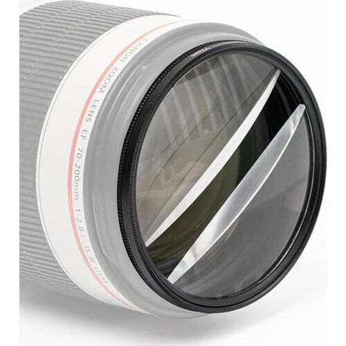 Camera Filter Split Diopter 77mm Rotating Filter Prism Changeable Number With 62/67/72/82mm Adapter Ring Photography Accessories