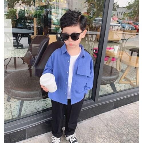 Boys Summer Candy Color Shirt +Pants 2Pcs Clothing Set Kids School Uniforms Gentleman Outdoor TrackSuit Children Beach Dress