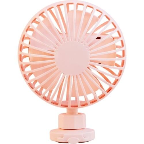 Stroller Fan USB Mini Portable Outdoor Universal Adjustment Mute Strong Wind Power Can Be Rechargeable Small Fan mini fan