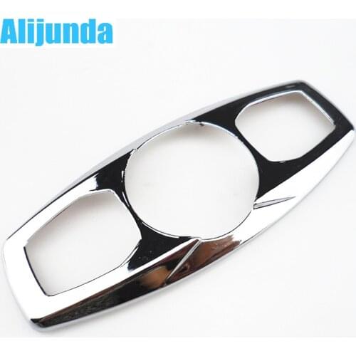 Alijunda reading lamp switch cover chrome for Ford Escape Kuga Focus 3 mk3 sedan hatchback 2012 2013