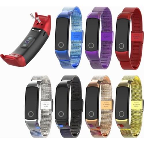Smart Wristband Metal Strap Bracelets For Honor Band 5 Correa Stainless Steel For Huawei Honor Band 5/4 Strap Bracelets