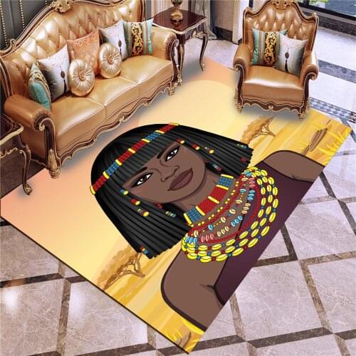 Cute Black Girl Magic Afro Lady Anti Slip Welcome Entrance Doormats Floor Mats for Living Room Bedroom Carpet