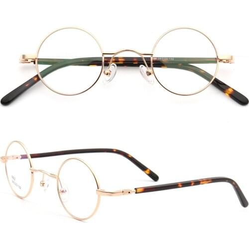 Men Round Eyeglasses women eyeglass Frame small round metal glasses frame Nerd Rx Spectacles lightweight fashion eyeglasses