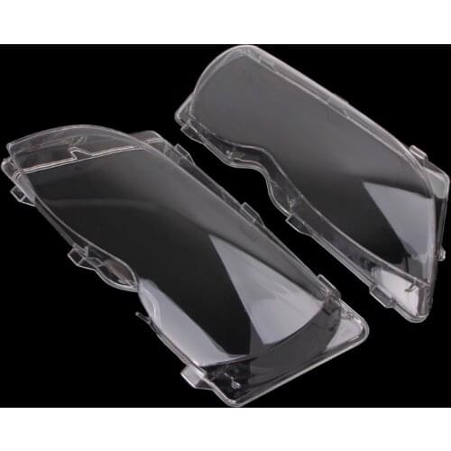 N0HF 2 Pcs/Pair Headlight Lenses Replacement Left&Right Headlamp for bmw E46 4 DR