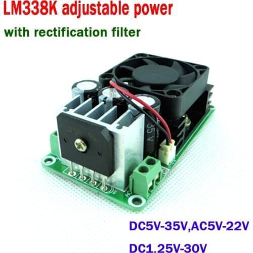 DYKB LM338K Adjustable power supply board voltage regulator linear regulator module rectification filter 3.3V 3V 5V 9V 12V 24V