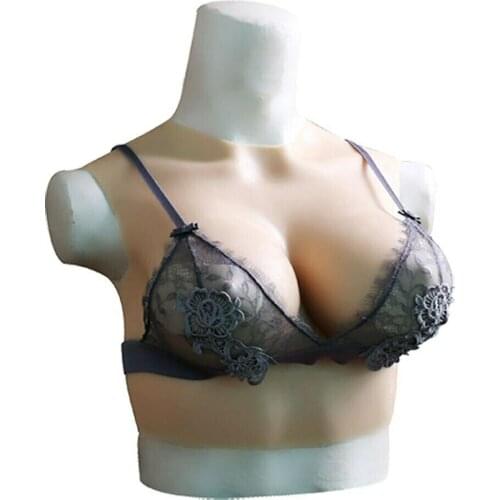 Silicone Breast Form Artificial Fake bra Realistic Soft Boobs Crossdresser Shemale Transgender Queen Transvestite Mastectomy Bra
