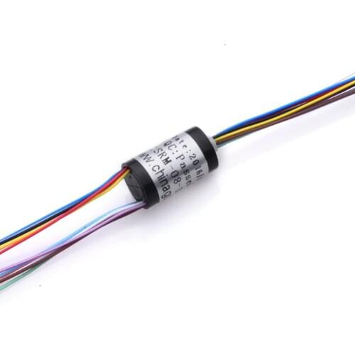 Slipring Dia 8.5mm 4 8 12 Circuit 1.5A Mini Electric Slip Ring for FPV Gimbal Handheld Stabilizer