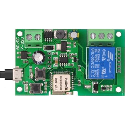 EWelink Smart Wifi Switch Relay Module Timer DC 5V/12V/24V/32V Wireless Remote Control Inching/Self-Locking Alexa Google Home