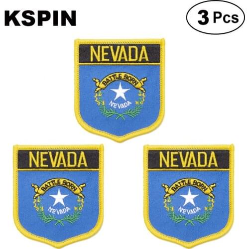 U.S.A Nevada Shiled Shape flag patches national flag patches for Cothing DIY Decoration