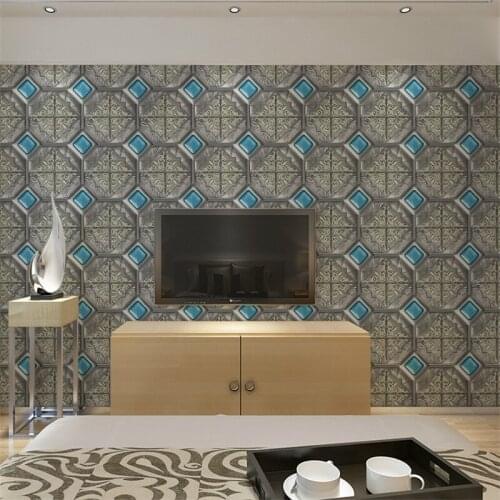 WELLYU Sleek minimalist atmosphere plaid wallpaper TV background clothing store beauty salon hotel KTV box wallpaper