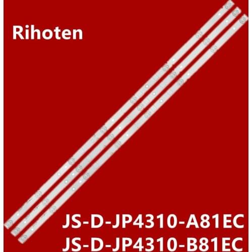 LED backlight strip lamp for akai 43 inch TV JS-D-JP4310-A81EC JS-D-JP4310-B81EC E43DU1000 MCPCB