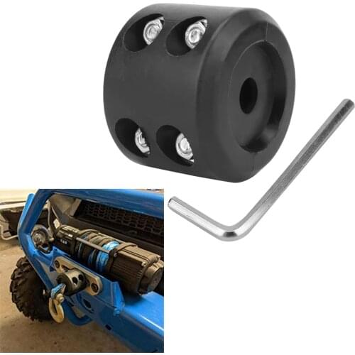 For Polaris RZR Universal Rubber Winch for Honda Cable Hook Stopper Line Saver For ATV UTV Offroad Winches for Can-am X3