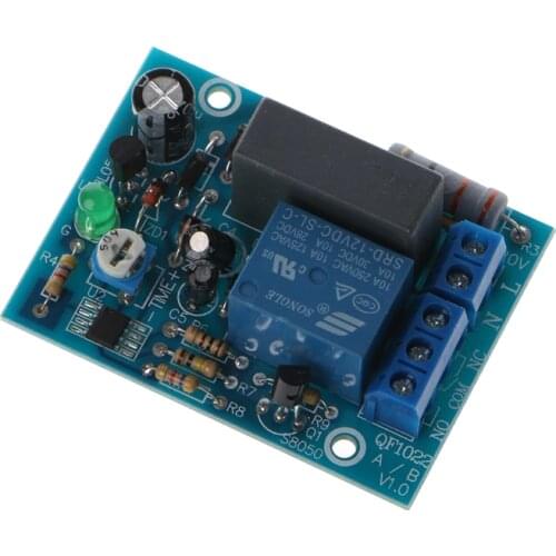 1Pc AC 220V Adjustable Timer Delay Switch Turn On/Off Time Relay Module