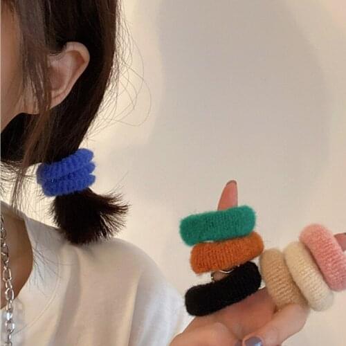 1PC 2021 Korea Candy Color Hair Rope Elastic Scrunchie Hair Bands Hair Rubber Band for Women Girls Hair Accessories Gifts