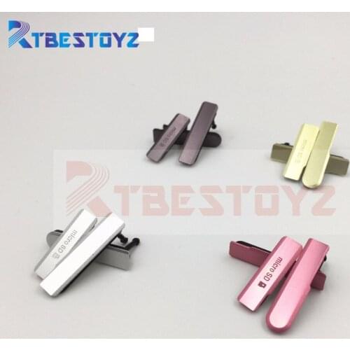 100% Original For Sony Xperia Z1 Compact Mini D5503 USB Charging Port Dust Plug Cover + Micro SD Port + SIM Card Port Slot Cover