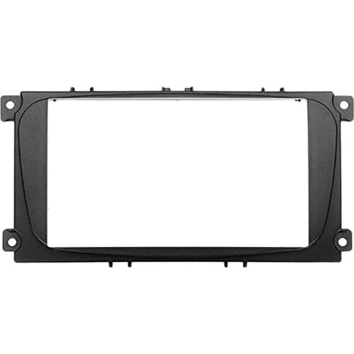 2 Din Car DVD Radio Frame for Ford Focus II C-Max S-Max Fusion Stereo Panel Dash Mount Double Din Fascia Install Kit Refit Frame