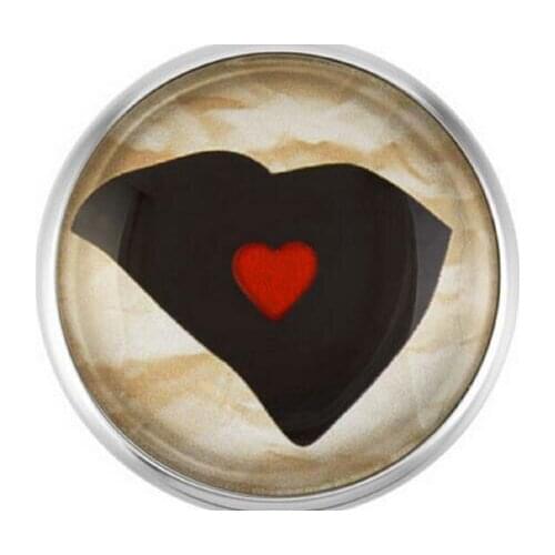 20Pcs/lot South Carolina Snap Buttons Glass Ginger Snap Charms Fit 18mm Snap DIY Bracelets&bangles Necklace Jewelry