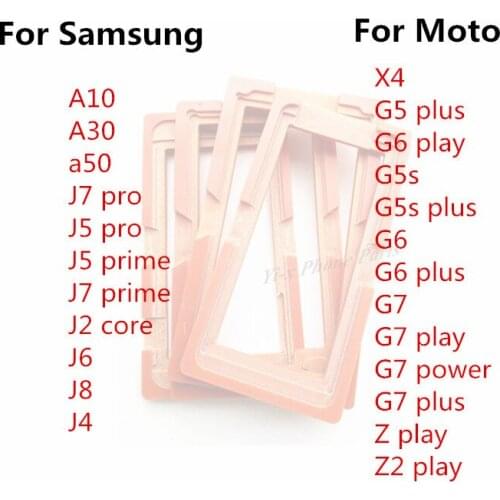 24pcs Screen Mould Holder Gluing Mold for Samsung A10 A30 A50 J6 J8 J4 J2 J5 J7 Pro Prime Moto X4 G5 G5S G6 G7 Play Plus Power