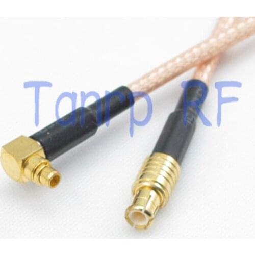 6in MMCX male right angle to MCX male plug RF adapter connector 15CM Pigtail coaxial jumper cable RG316 extension cable