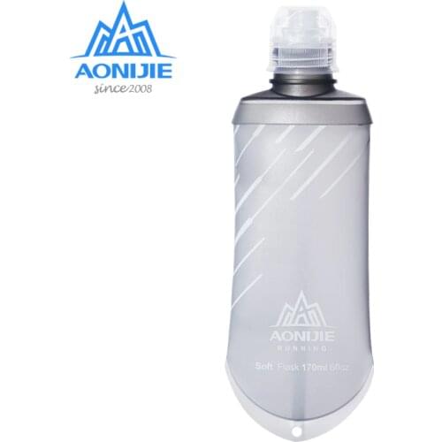 AONIJIE SD23 TPU Collapsible 170ML Sports Nutrition Energy Gel Soft Flask Water Bottle Reservoir For Marathon Hydration Pack