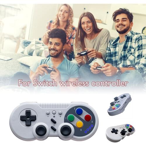 Wireless Controller Video Game USB Joystick Controller for Nintendo Switch PC Dual Motor Vibration Turbo Function