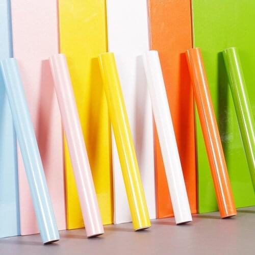 Shiny Peel and Stick Self-Adhensive Oilproof Wallpapers PVC Wall Sticker Kitchen Cupboard Cabinet Stickers Home Decorative Films