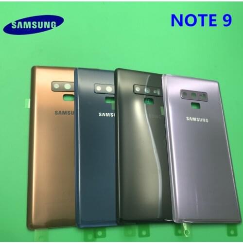 10pcs/lot Original NEW Rear Panel Battery Glass Back Door Cover with Rear camera glass Samsung Galaxy NOTE 9 N960 N960F N9600