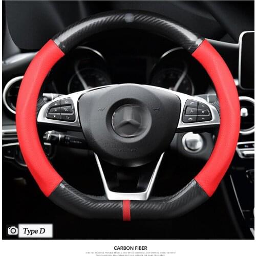 Steering wheel cover set for Mercedes-Benz C-Class C260L GLA200L GLC E-Class E300L A200L GLB Grip Cover car accessories