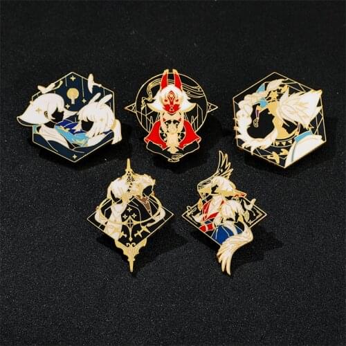 NEW Game Sky Children Of Light Guangyu Metal Button Brooch Pins Medal Rhythm Prairie Shiratori Costume Souvenir Cosplay Gifts