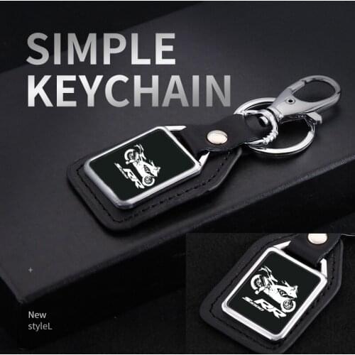 For BMW S1000XR S1000RR 2015 2016 2017 2018 2019 2020 motorcycle Accessories metal leather keychain keyring mirror custom logo