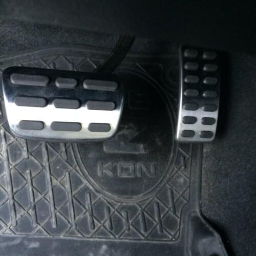 Car Stainless Steel Gas Pedal Brake Pedals Cover for Kia Rio K2 2012 - 2017 Soul 2013 - 2016 Cerato Car Styling