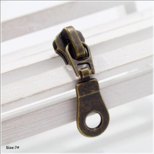 5 pcs 7# mix zipper repair kits zipper pull Metal zipper slider,zipper head,Garment,bag and suitcase accessories,clothes,19