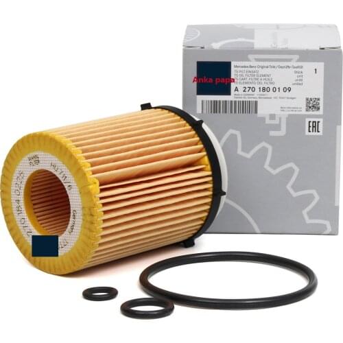 OE quality Engine Oil Filter for CLA250 engine I4 2.0L 270.920 2701800109 2701800009 2701840125 2701800109 2701800009 6PC