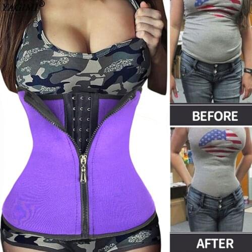 YAGIMI Workout Sauna Belt Women Waist Trainer Body Shaper Slimming Corset Colombian Girdles Shapewear Fajas Neoprene Belly Belt