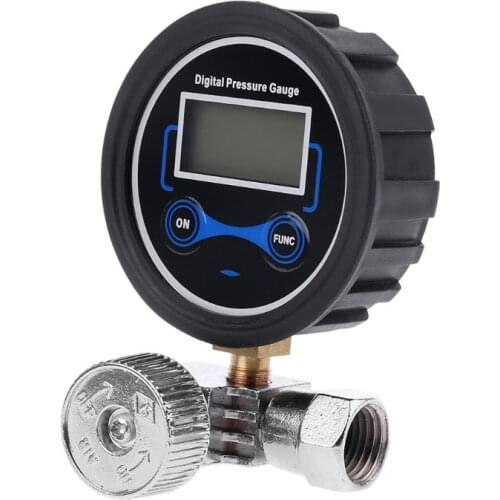 2021 Digital 1/4" 200PSI Air Pressure Regulator Gauge Control Valve for Spray Gun