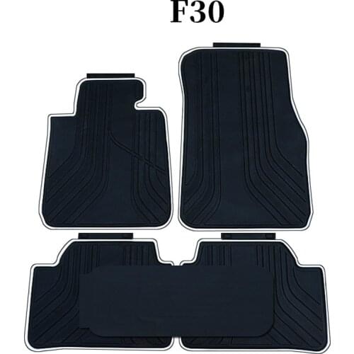 Rubber Car Floor Mats for 2004-2013 Year BMW 3 Series 35 F30 320i 328i 318 Special Full Set Waterproof Anti Skid Carpets