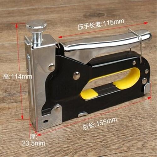 Manual Nail Gun Yard Nail Gun Three-Purpose f10 Straight Nail U-Shaped Door Nail Nailer Steel Nail Gun Woodworking Nailing Gun