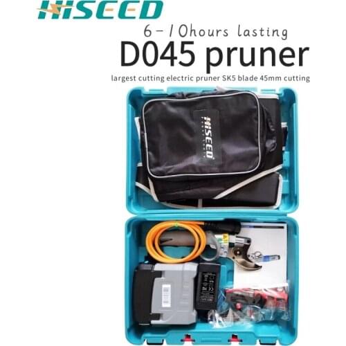 45mm adjustable size electric pruning shears battery operated horticulture secateurs