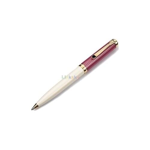 Special Edition New Logo Pink White Pelikan K600 Ballpoint Pen,0.7mm high-grade Signature Pen,gift Boxed