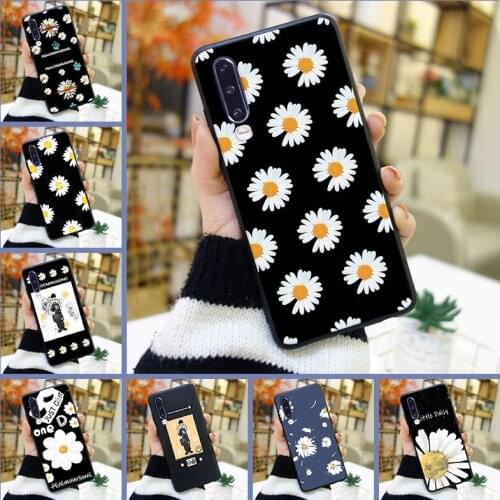Daisy Flower Phone Case For Huawei P Smart Z P Smart Plus 2019 Silicone Back Cover For Huawei P30 Lite Pro P20 Lite 2019 Case
