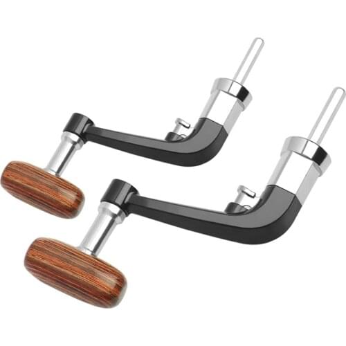 Foldable Fishing Reel 1000-6000 Spinning Wheel Metal Wooden Handle Rocker Arm