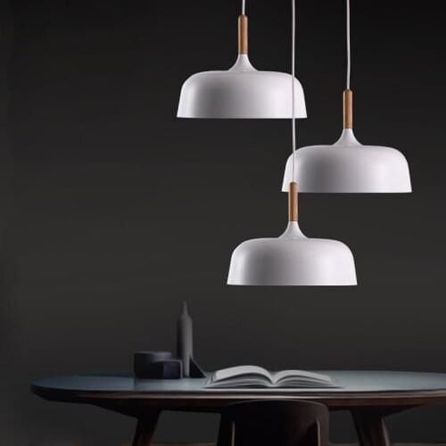 LED Pendant Lights/Pendant Lamps Modern Hanglamp Aluminum Suspension luminaire Wood Hanging Lightings Kitchen Dining Room