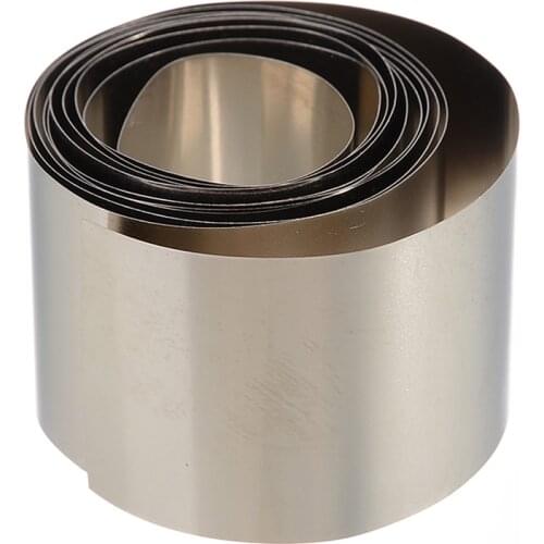 1Pcs High Purity Pure Nickel Ni Plate Silver Gray Foil Thin Sheet 0.1x30x1000mm DIY For Industry Tools