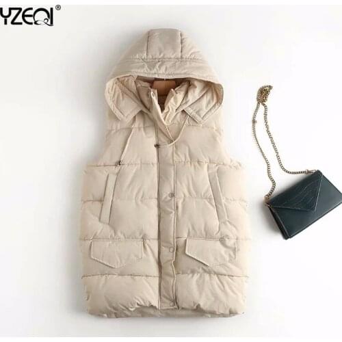 Женские стеганые жилеты Yzeqi China At AliExpress