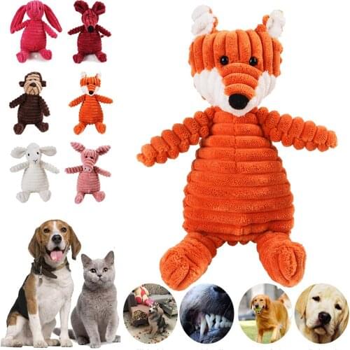 Dog Chew Toy Squeaky Plush Dog Toy for Aggressive Chewers with Chew Guard Technology Durable Plush Pet Toys with Squeakers D30